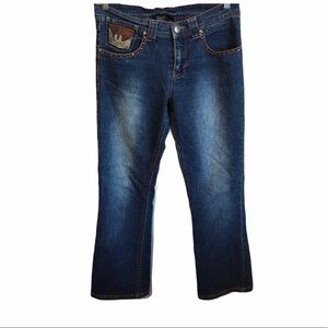 Makaveli Tupac Vintage Bootcut Flare Jeans